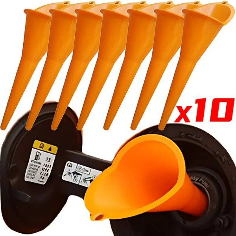 

Car Long Stem Funnel Gasoline Oil Fuel Filling Tools Anti-splash Plastic Oil Funnel Motorcycle Refueling Tools Auto Accessories