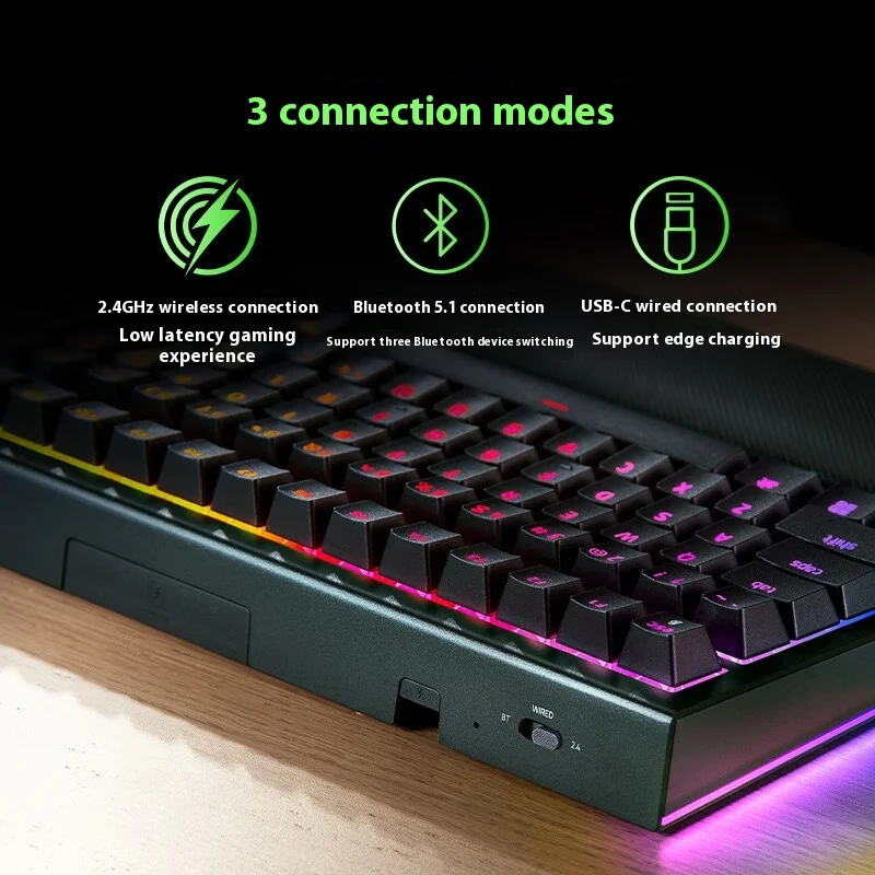 Pre sale Razer Black Widow Spider V4 Pro Mechanical Keyboard OLED Screen 3 Mode Customized Hot Plug Laptop Gaming Keyboard