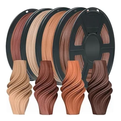 3D Printer Filament PLA Wood Grain 1.75mm Filament 1KG 250G 3D Printing Plastic Materials Filament Walnut Teak Cherry Wood