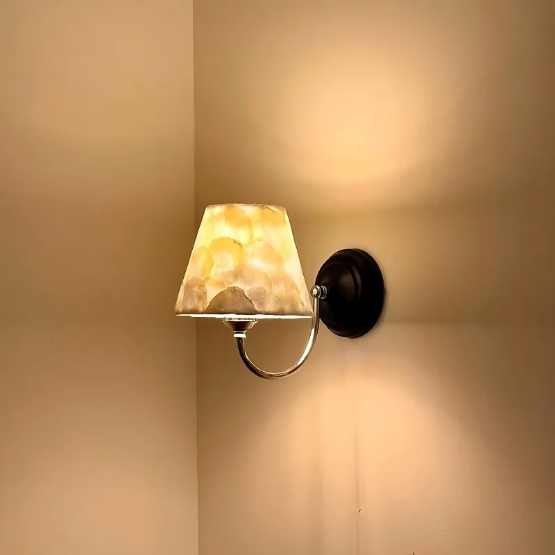 American retro high-end bedroom bedside lamp, corridor aisle entrance entrance lamp c
