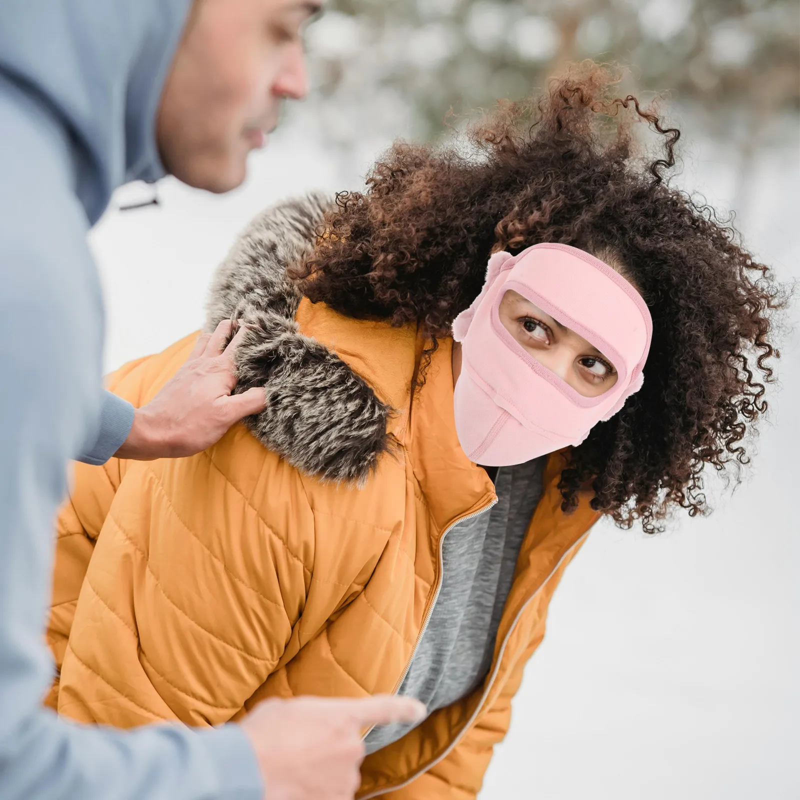 

Balaclava Ski Mask Winter Windproof Face Warm Mask with Ear Warmer for Women Men Cycling Motorcycle Riding Snow Sports Cold