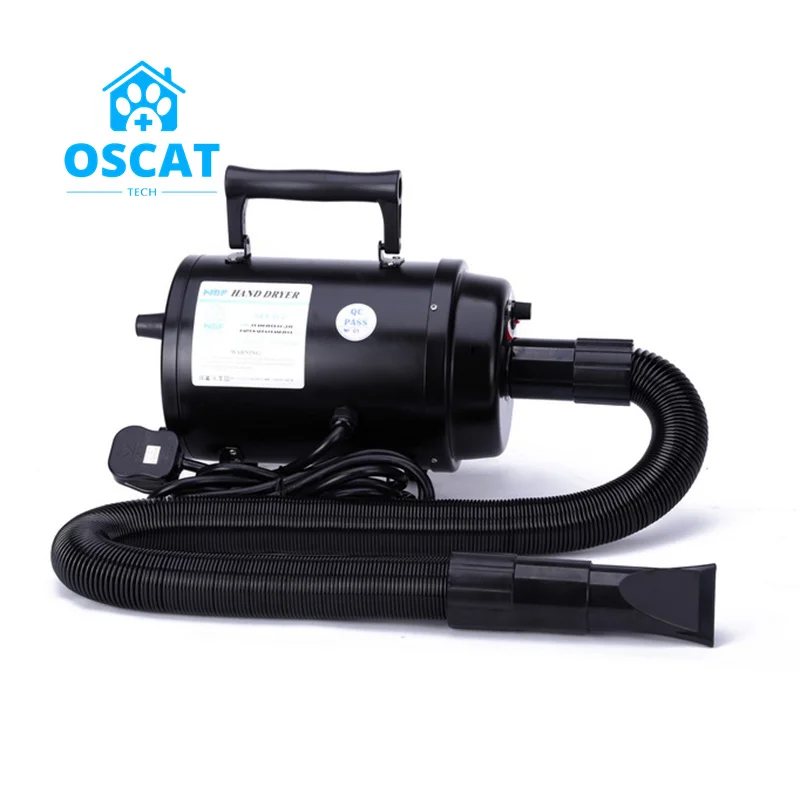 OSCAT EURPET Cat and dog pet bath special high-plower 2800W hair pet strong silent dryer brush for pet groomer