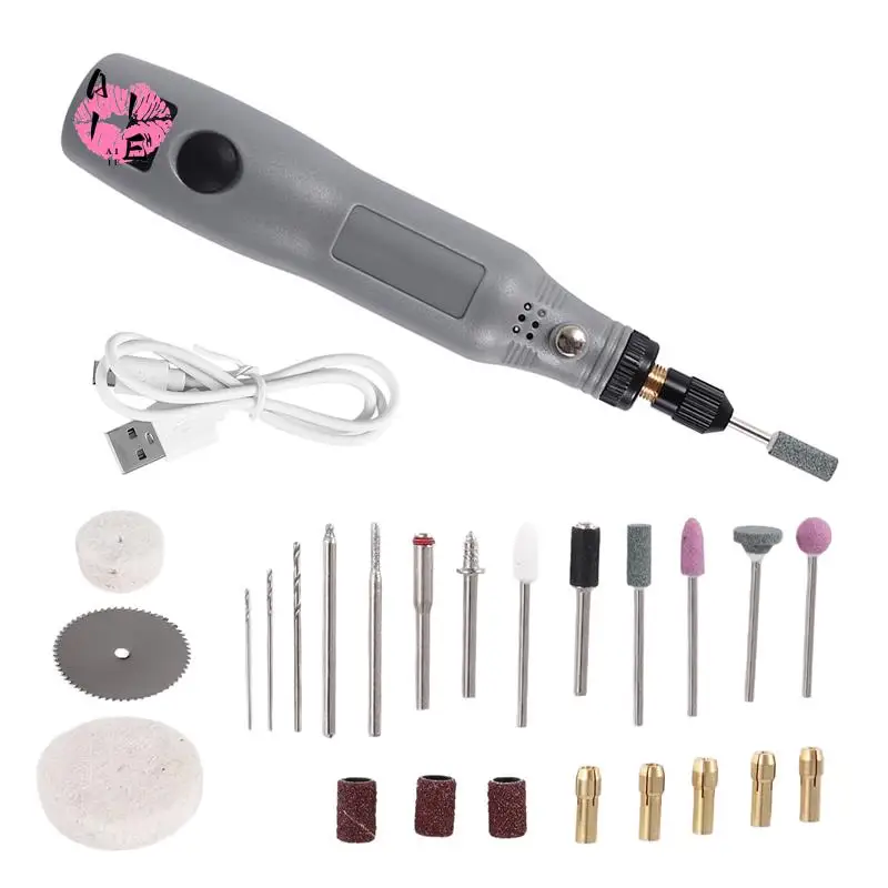 

A11E-10W Hobby Craft Мини-дрель-шлифовальный станок Набор вращающихся инструментов Моделирование Полировка Сверление