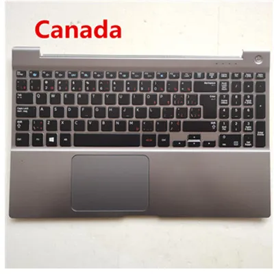 

Canada/Swiss/French/Italy new laptop keyboard with touchpad palmrest for samsung NP700Z5A 700Z5B 700Z5A backlit