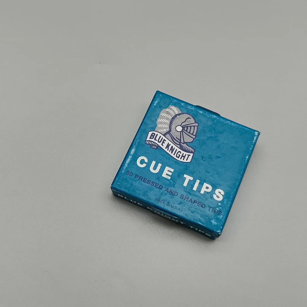 

Snooker Tips Blue Knight 10mm 50pcs/box Medium Original Tweeten Leather Tips Made in USA Snooker & Billiard Accessories
