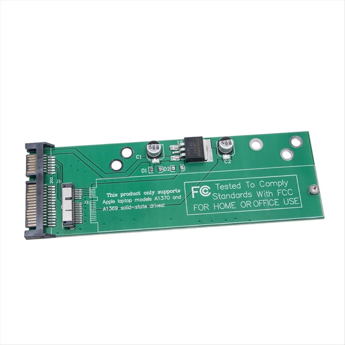 ABAN SSD to SATA Converter Card for 2010 2011 for Air 6+12 Pin A1369 A1370 A1375 A1377 Green