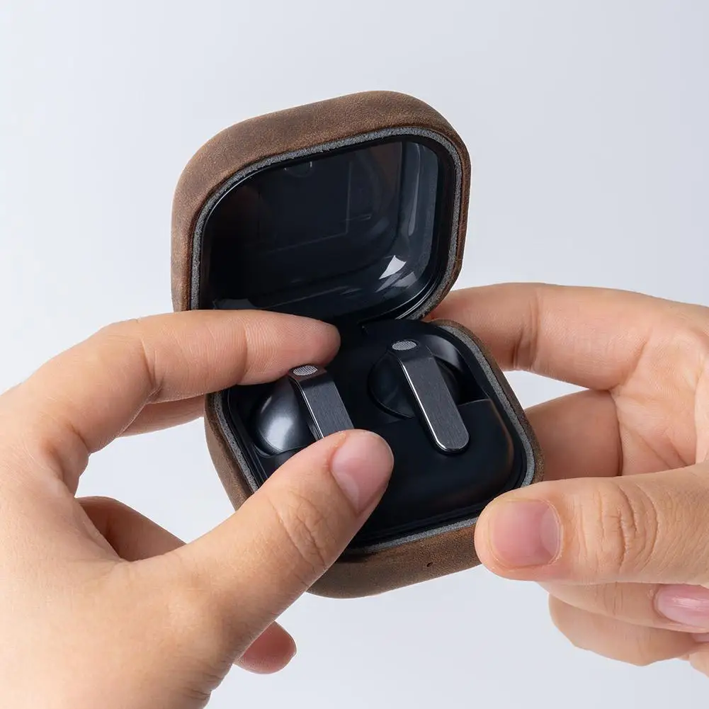 For Samsung Galaxy Buds 4 Pro Leather Headphone Protective C