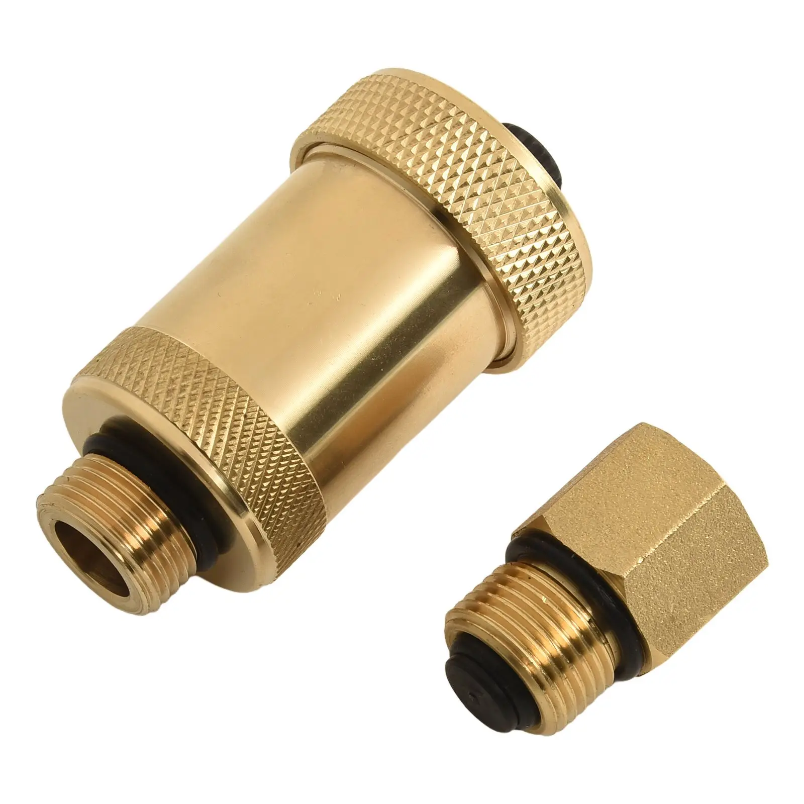 1/2In 3/8In Quick Vent Valve Brass Automatic Air Vent Heating With Shut-off Valve Brass DN10/15 Pressure Release Valve Parts