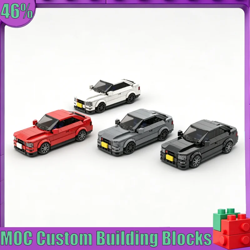 NEW Classic Sports Car MOC Custom Puzzle Model DIY Assembly Educational Toys Creative Building Blocks Collection Display Gift