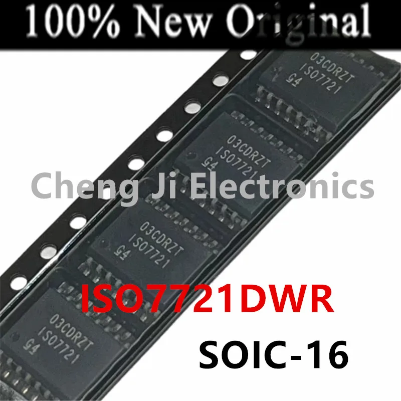 5PCS/Lot    ISO7721DWR   ISO7721DW  ISO7721  SOIC-16  New Original Enhanced Digital Isolator  ISO7721DWVR   ISO7721DWV   7721