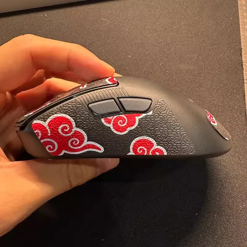 1 Set Ultraglide Mouse Anti Slip Sticker For ROG Keris 2 ACE Non-Slip Anti Sweat Tape Ultrathin Snowflake Lizard Texture