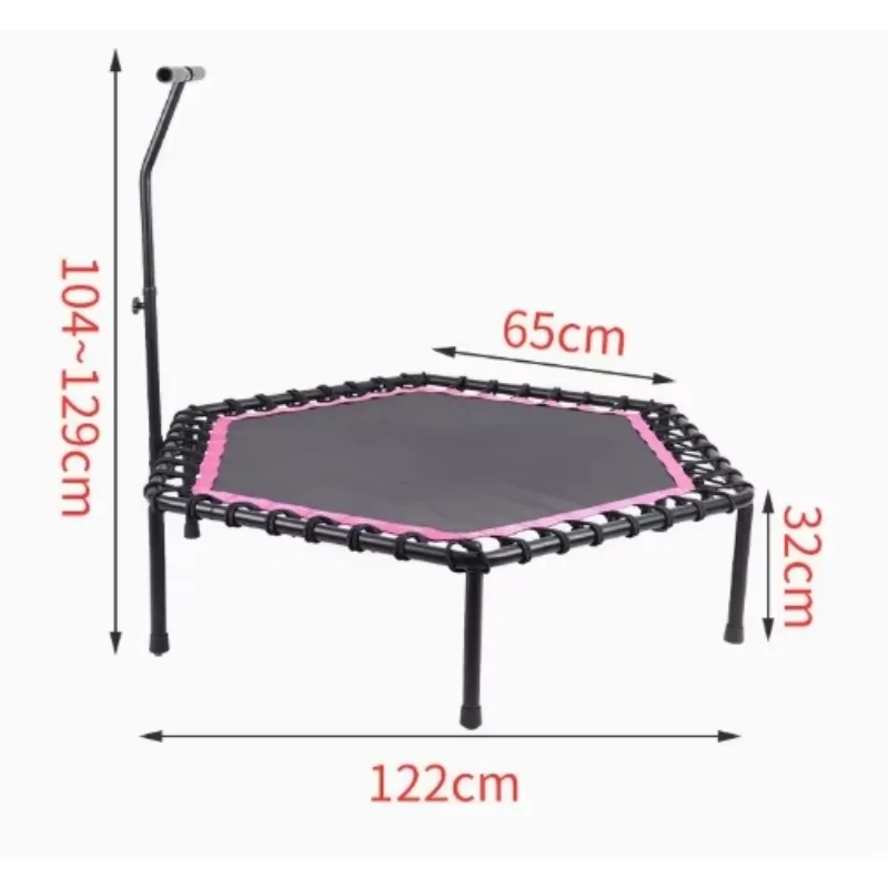 

Домашний батут из полипропилена для взрослых и детей, унисекс, шестиугольный, складной, с удобным хранением, для прыжков