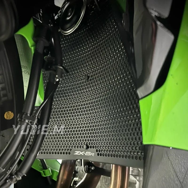 Motorcycle Radiator Guard Grille Cover Protector Protective Grill For ZX-6R ZX636R ZX-636R ZX-6R ZX6R ZX636 2013-2025