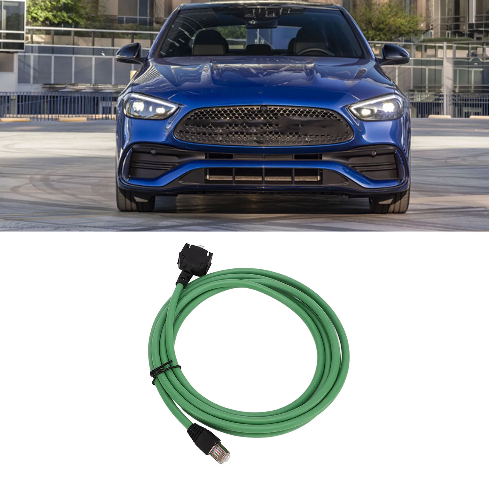 Cabo lan de diagnóstico abs de substituição oe para porta mb star c4 rj45, suporte de protocolo RS-232, compatível com vans de carros mercedes-benz