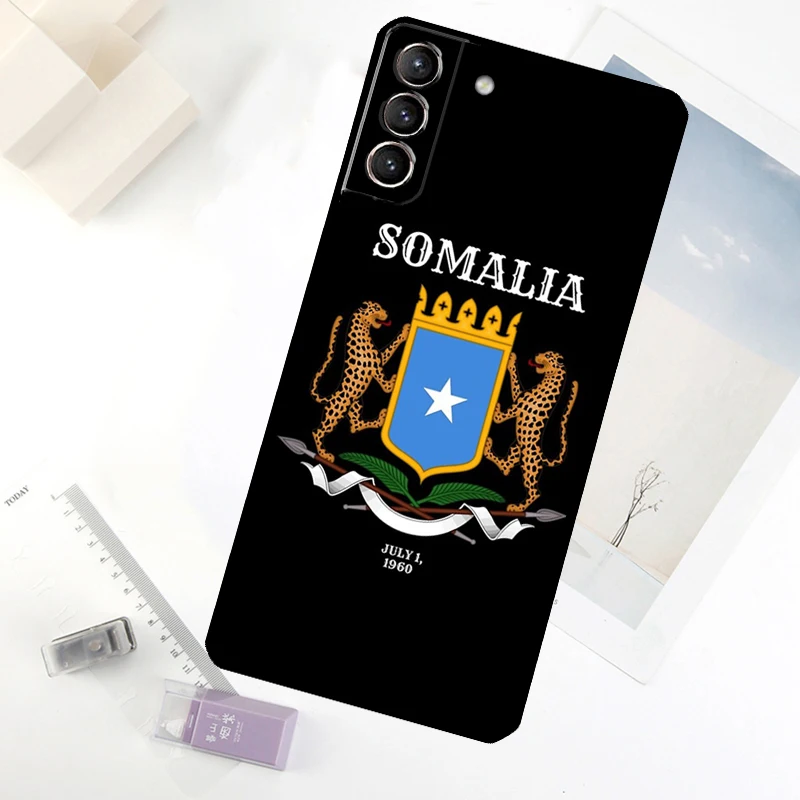 الصومالية الصومالية العلم الوطني قضية الهاتف لسامسونج غالاكسي S20 FE S21 S22 S23 S24 S25 الترا S9 S10 S25 زائد S25 FE غطاء #2
