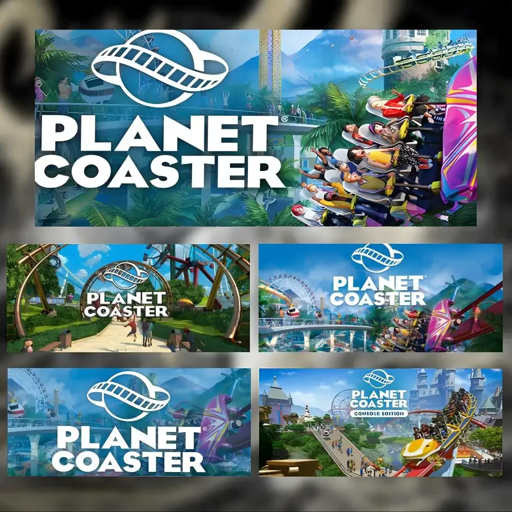simulation game P-Planet Coaster Mouse Pad Large Thick Desk Pad Stitched Edges Gaming Mouse Mat for PC