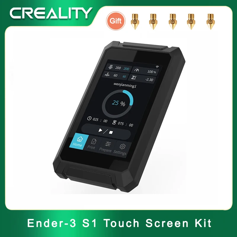 

Creality Ender-3 S1 сенсорный экран HD цветной ЖК-дисплей экран печать гравировка 2 в 1 чувствительный сенсорный экран для 3D принтера