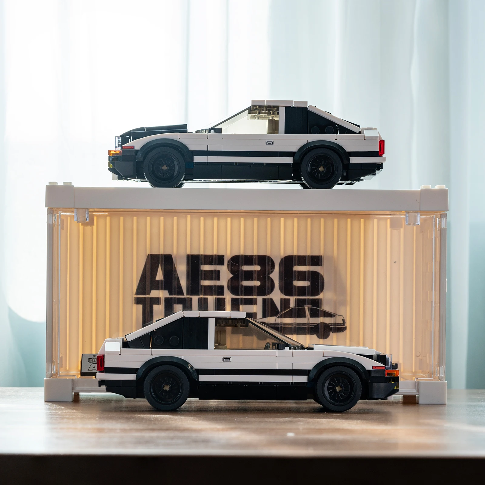327PCS PB8810 Speed Car Technical AE86 Sports Car Racing Building Blocks Brick Vehicle Toys with Display Box Gifts for Kids