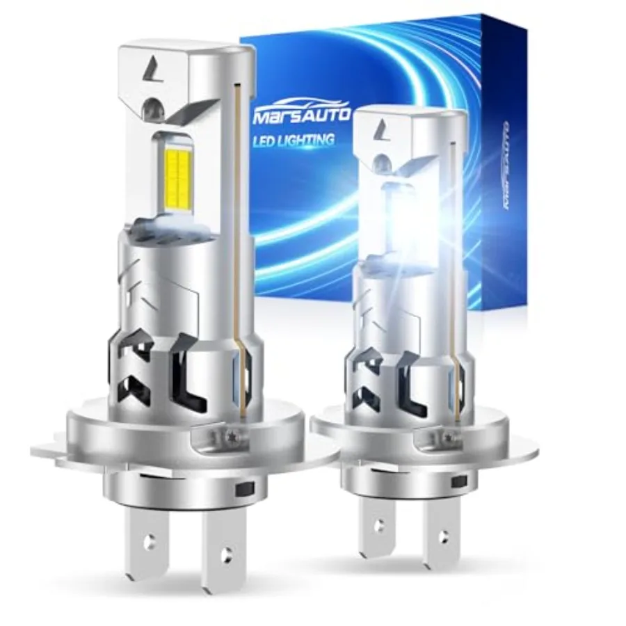 

- H7 led lights for car - High Performance Halogen Headlight Bulb High Beam Low Beam and Fog Replacement Bulb Contains 2 Bulbs