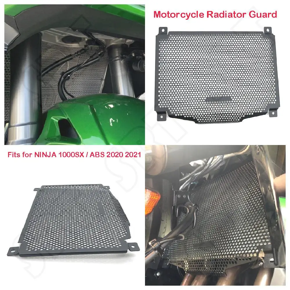 

Fits for Kawasaki Ninja 1000SX ABS NINJA1000 SX 2020 2021 Motorcycle Radiator Guard Front Cooler Grille Protector Cover