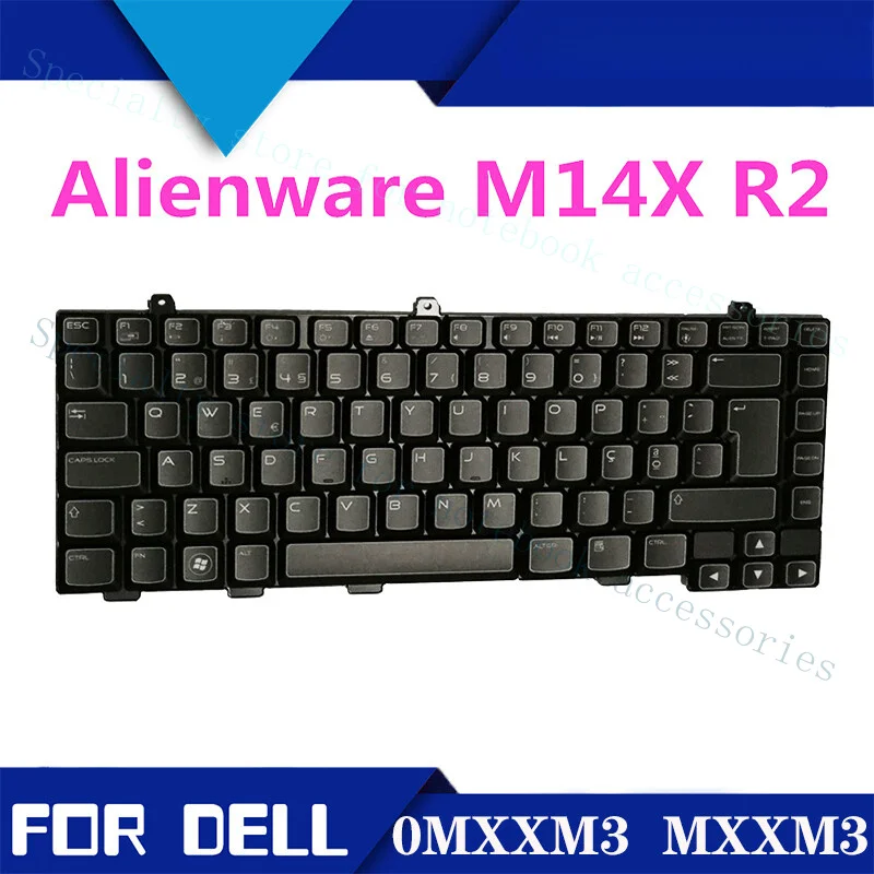 

A+ Для Dell Alienware M14X R2 14X R2 клавиатура с подсветкой 0MXXM3 MXXM3