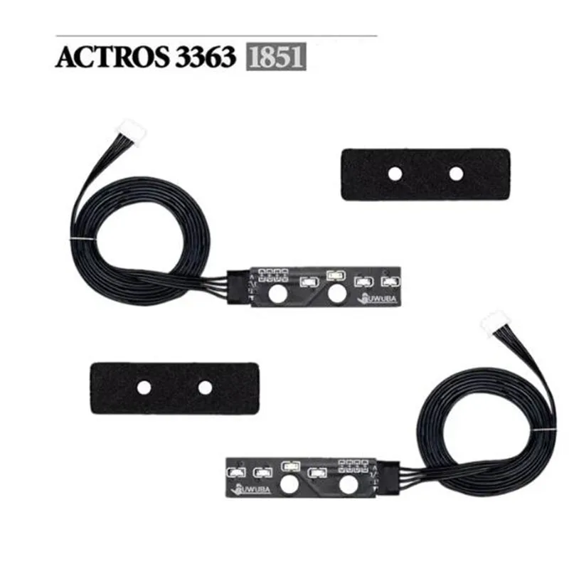 3363 LED 5 V Koplamp Verlichtingssysteem Lamp Achterlicht Flow licht voor 1/14 Tamiya Actros 1851 Module RC Tractor auto Accessoires