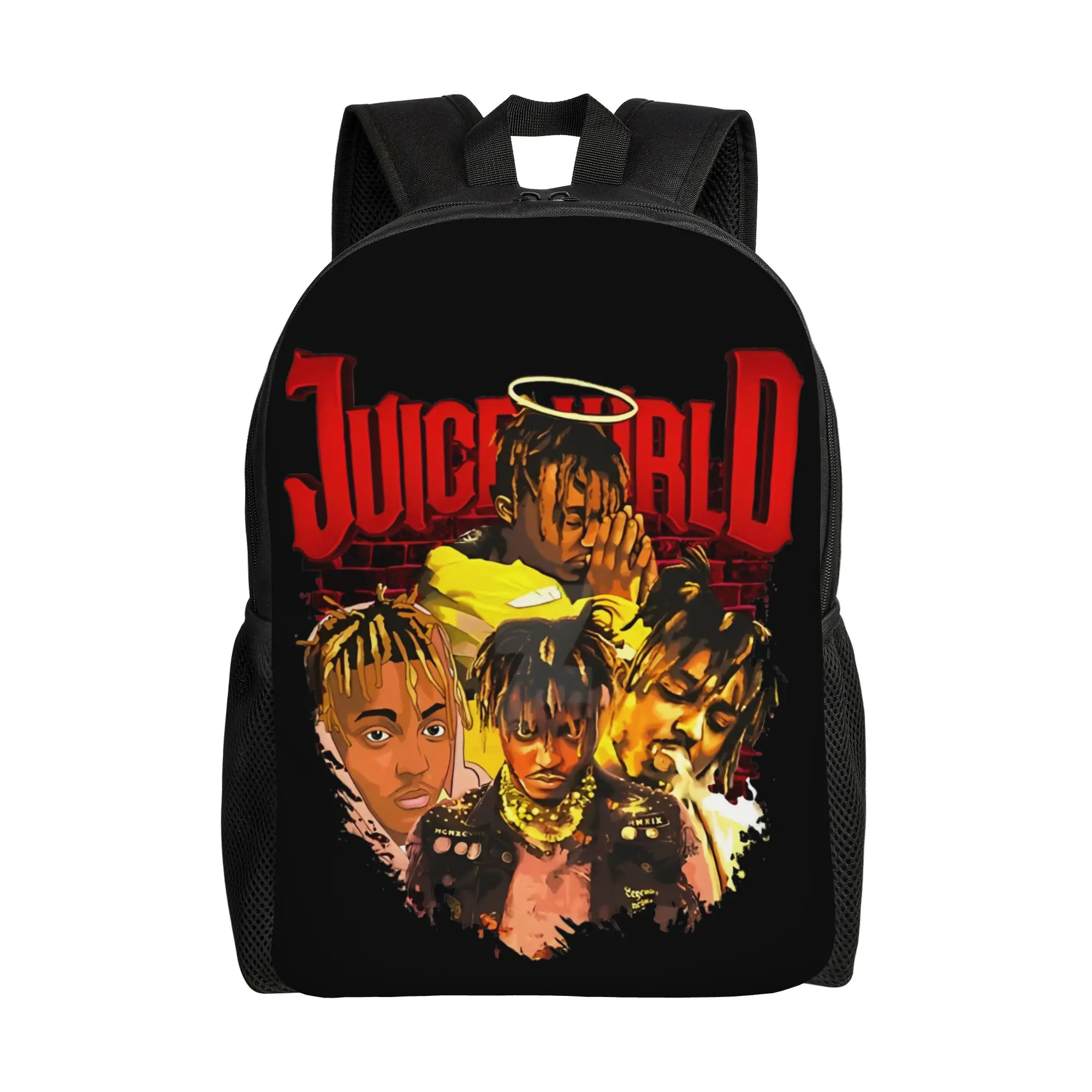 

Рюкзак Juice Music Wrld для мужчин и женщин, повседневный, для старшей школы, деловой, городской рюкзак, сумка для ноутбука, прочная сумка через плечо