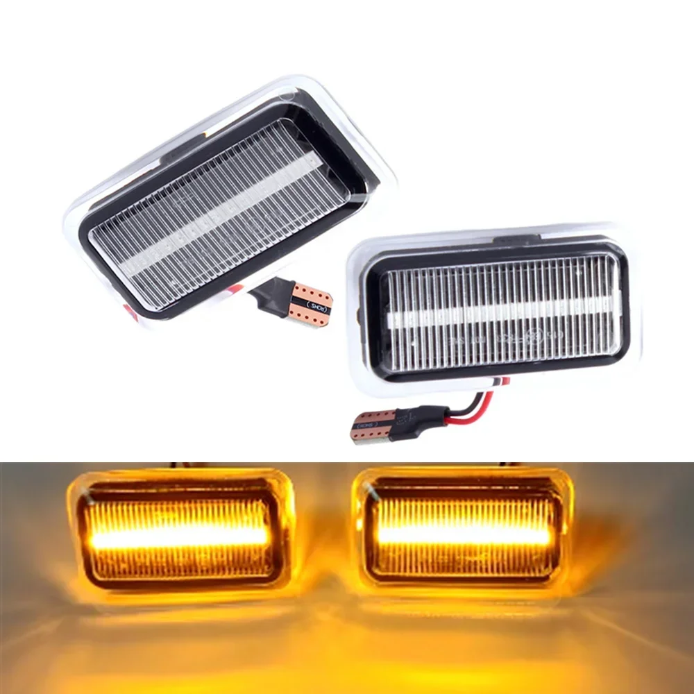 Car LED Dynamic Side Marker Light For Audi A6 S6 100 C3 C4 200 80 90 B2/B3/B4 Cabriolet Coupe V8 Porsche 911 944 VW Golf Jetta