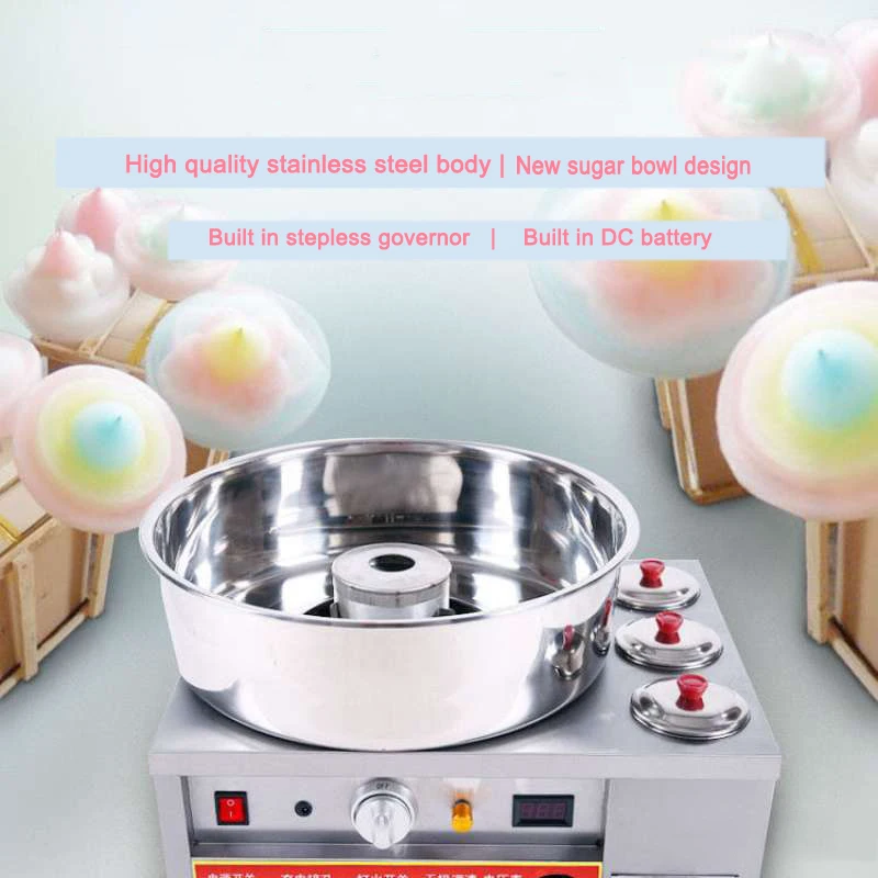 Electric DIY Cotton Candy Maker Cotton Portable Marshmallow Machine Sugar Floss Machine Girl Boy Gift Children's Day