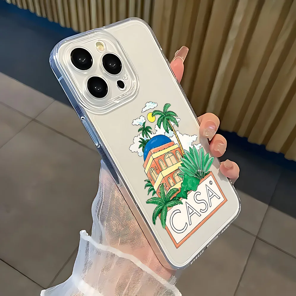 Moda C-Csislanca Cassa Del Telefono Per Samsung Galaxy S25 S24 S23 S22 S21 S20 FE Nota20 Note10 Edge Plus Ultra Lite 5G Trasparente