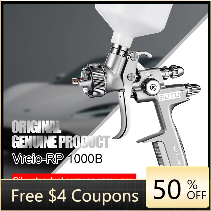 

SUTU 1000 High Emission Spray Uniformly Fine Oil/Water-Based Coatings Low Pressure Spray Gun