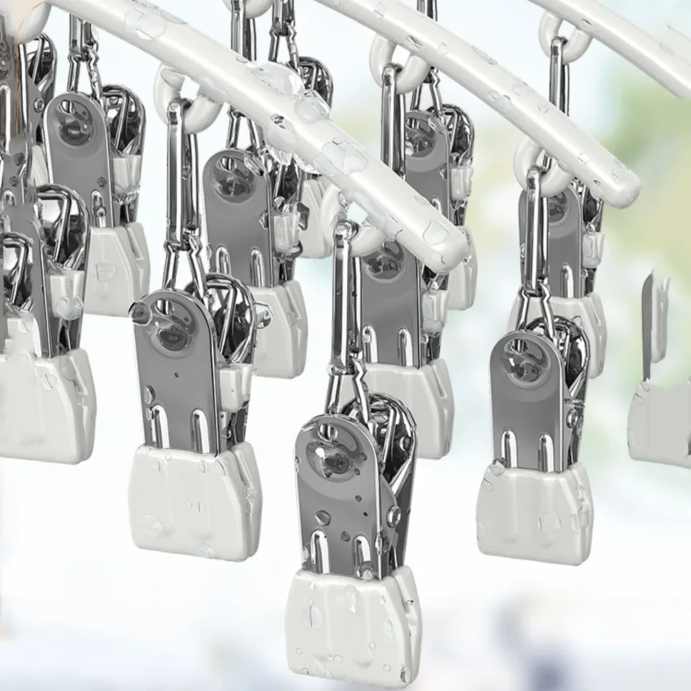 رف تجفيف، مشبك جورب، رف تجفيف خارجي، مقاوم للرياح، مشبك بلاستيكي، رف تجفيف، رف معطف بلاستيكي، سترة منزلية غير قابلة للانزلاق