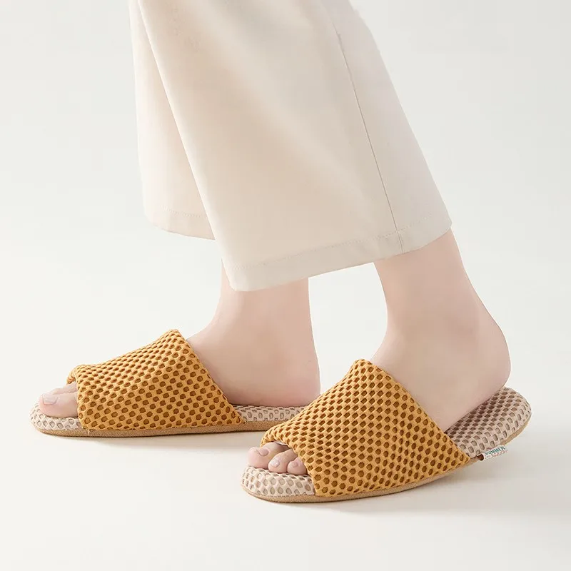 Women Slipper Silent Japanese Style Indoor Slippers Anti-slip Soft Bottom House Shoes Unisex Sandals Bathroom Shower Slippers