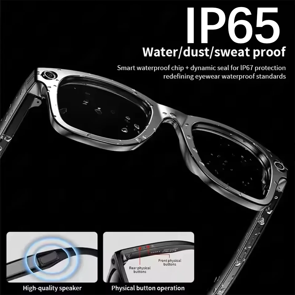 New 800W Camera AI Glasses Men Color-Changing Smart Translation Glasses Photo Video Recording IP65 Waterproof Call AI Smart image 6