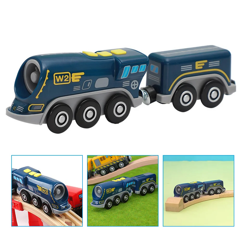 Children's Toy Train Shape Cognition with Sound Effect Operated Toys Electric Car Logical Thinking Lovely Kids Plastic