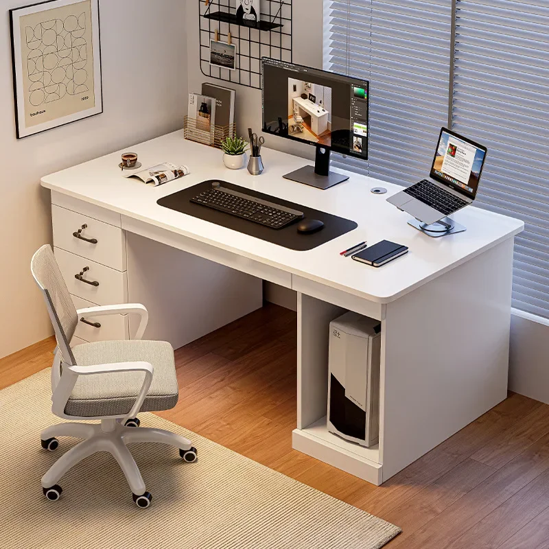 Computer desk Desktop bedroom Home with drawers Office Simple modern Workbench