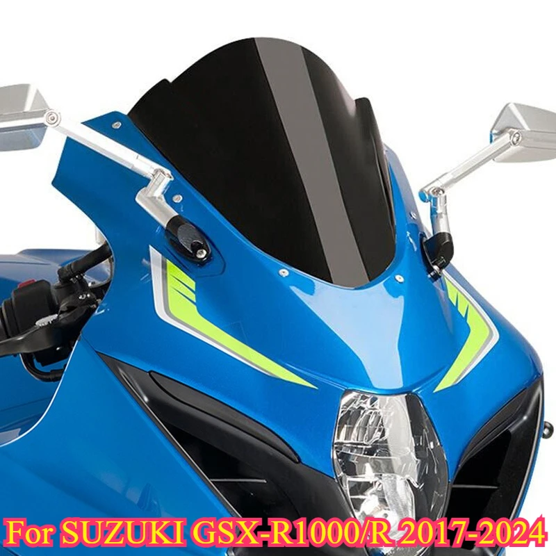 

DONGTING for Suzuki GSXR 1000 GSXR1000 2017-2024 2019 2020 Motorcycle Accessorie Double Bubble Windscreen Windshield Pare-brise