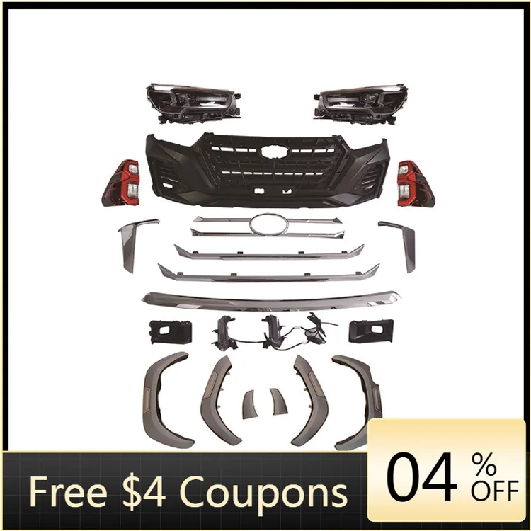 

High quality hot sellingHilux LMJ X-Men Style Tail Light Body Kit for ToyotaS Hilux 2016-2019 Front Face Revo Upgrade Bumper Acc