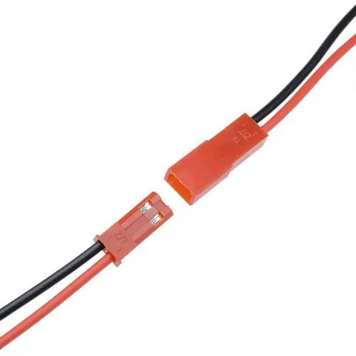 10 Paar 100mm 22AWG Kabel JST Stecker-Buchse 2-Pin-Verbindungskabel für RC-Helikopter FPV-Drohne Quadcopter – Detail 7