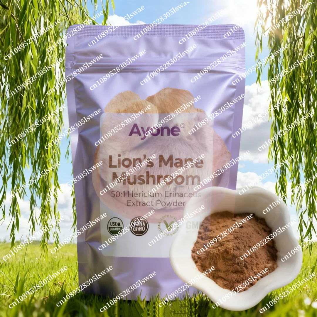 

Заводская профессиональная упаковка и запечатывание 50:1 Lion's Mane MushRoom EXTRACT Supplemant Care Уход за лицом Пудра для тела