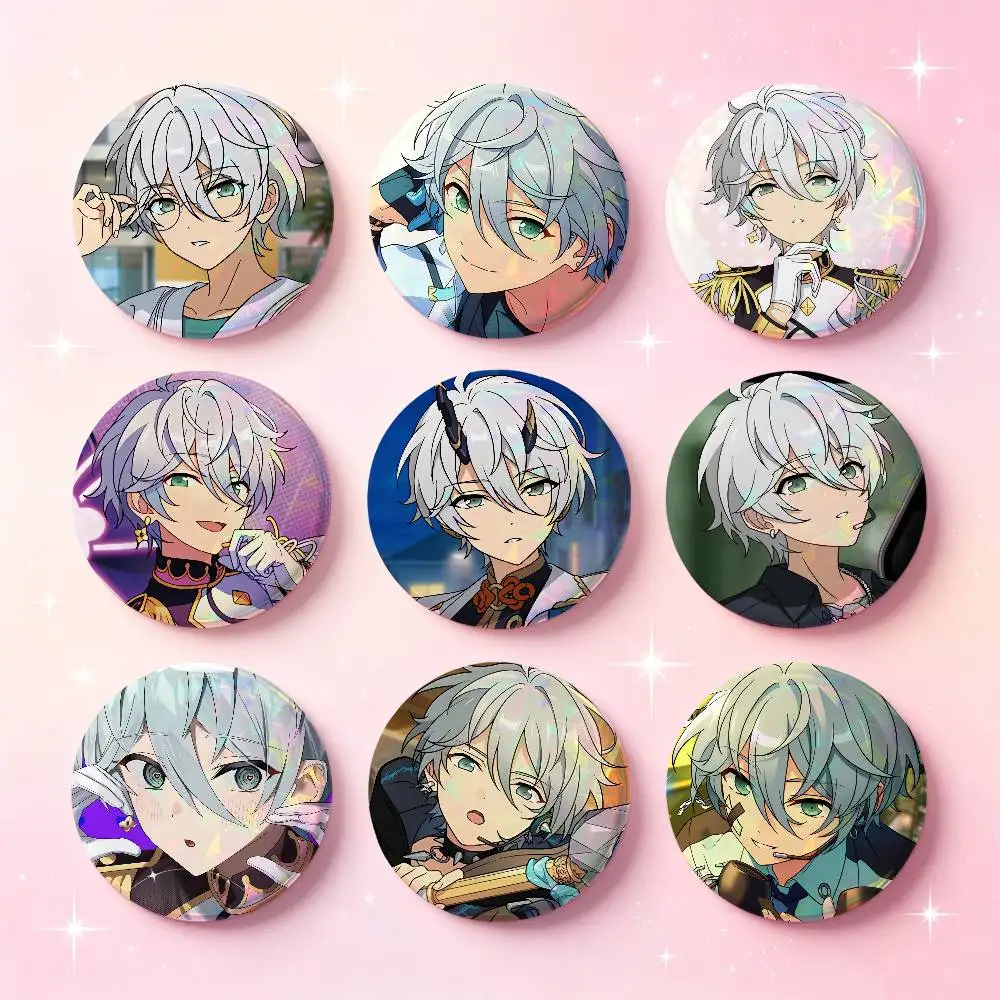 Kanna Natsu Anime Figure Badges 25 32 44 58 75 Mm Round Cosplay Pin Bag Decor Fans Collect Friends Gifts Brooch Souvenir