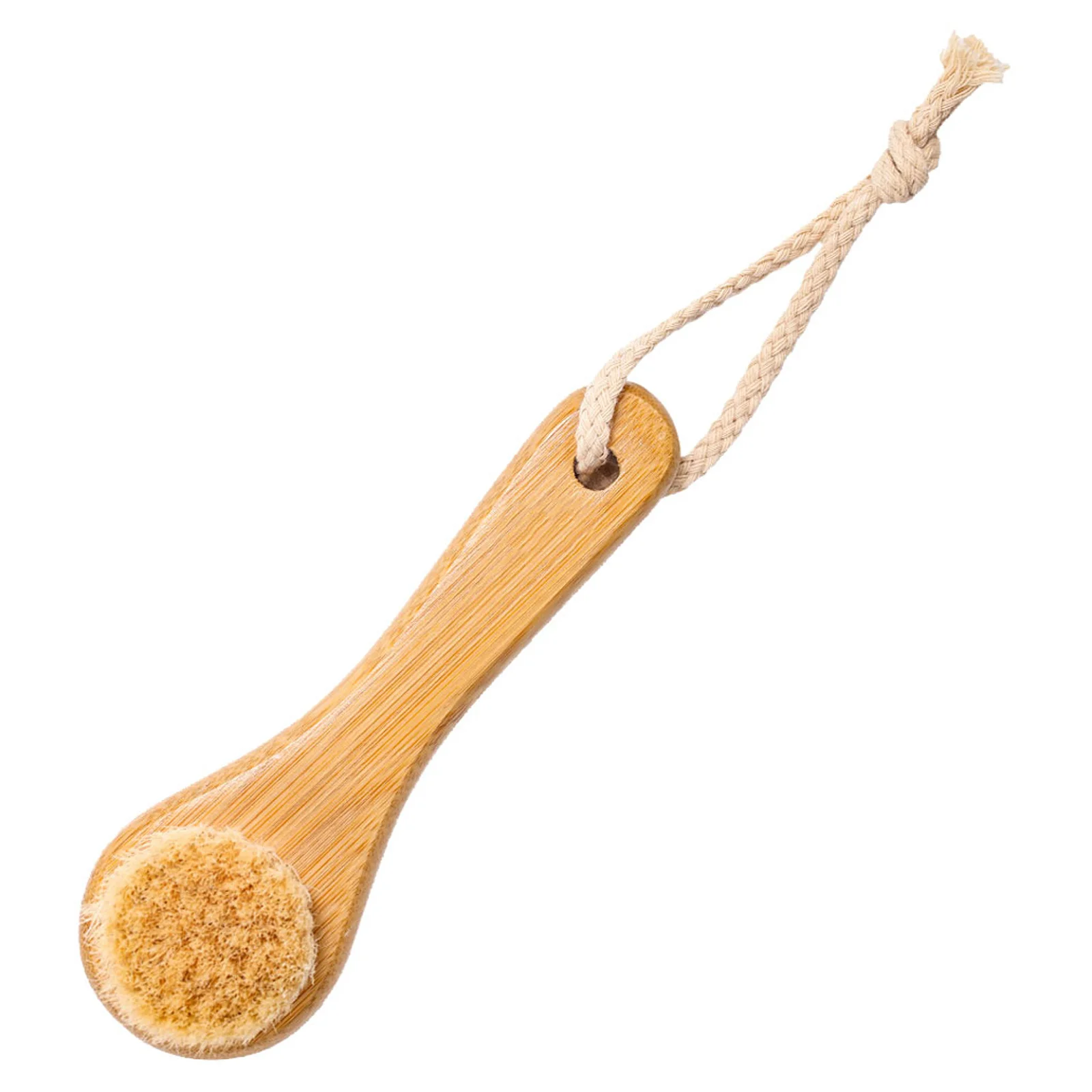 Gesichtsreinigungsbürste, trockenes Gesicht, Waschen, Hautpflege-Werkzeug, Peeling, Damen, Bambusgriff, Rosshaar, befreit die Poren, entfernen abgestorbene Haut, glatt