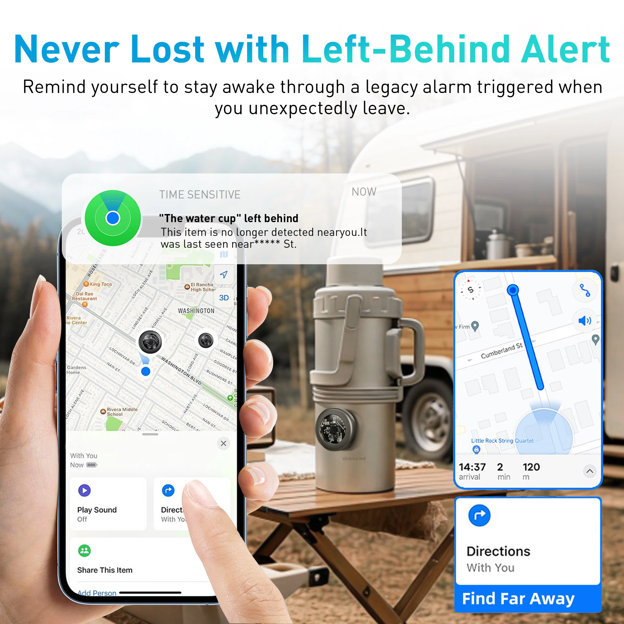 Magnetic Smart Tag Locator for Apple AirTag Mini GPS Tracker Magnetic Car Vehicle Protable Anti-lost Case Bluetooth Localizador