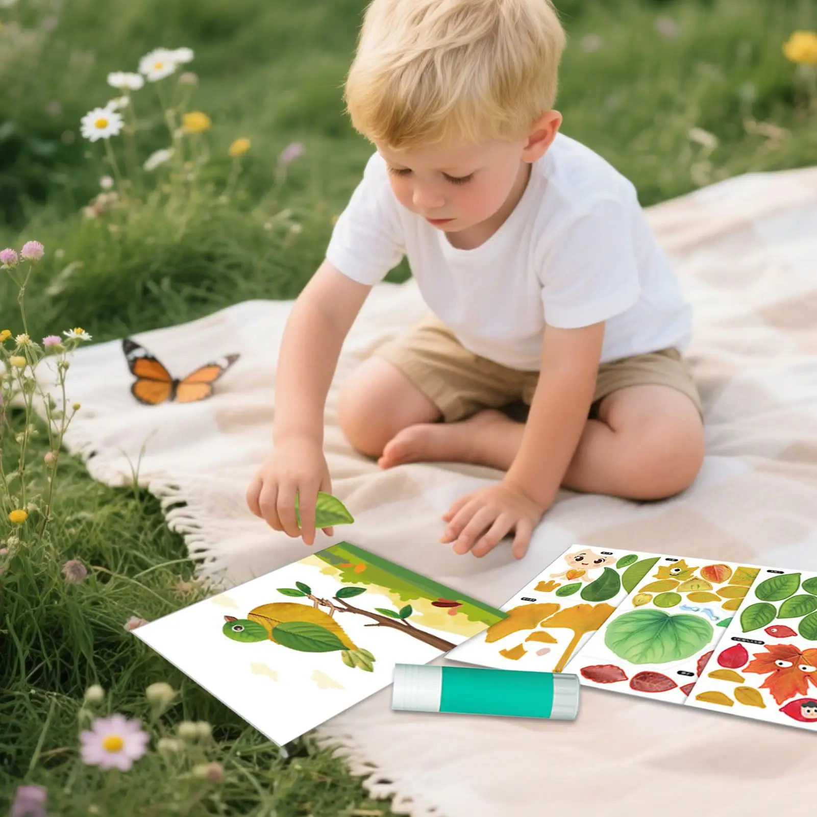 Fall Craft Set For Kids Handmade Nature Leaf Craft Kit For Children Autumn Handmade Crafting Project Set For Toddler Teens Girls