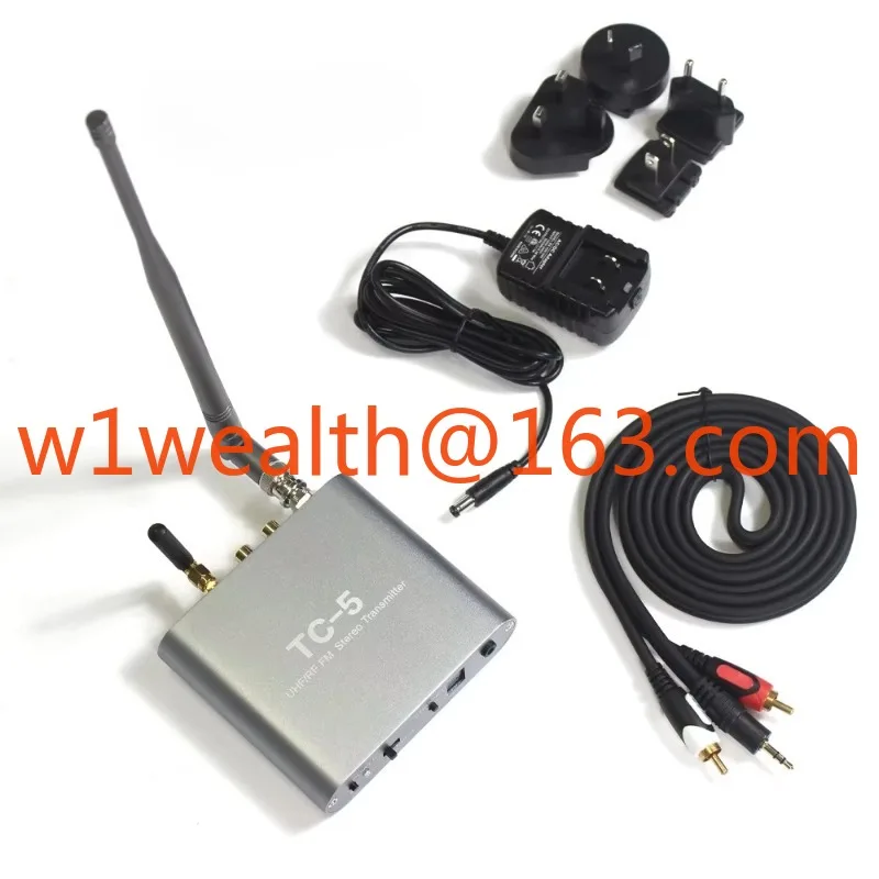 TC-5 Pro Hifi BT Silent Disco Headset 3 Channel Transmitter