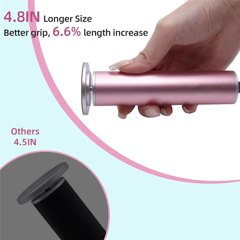 

BAAN-Electric Foot Scrubber Professional Callus Remover Forfeet With60pcs Sandpaper Discs Black