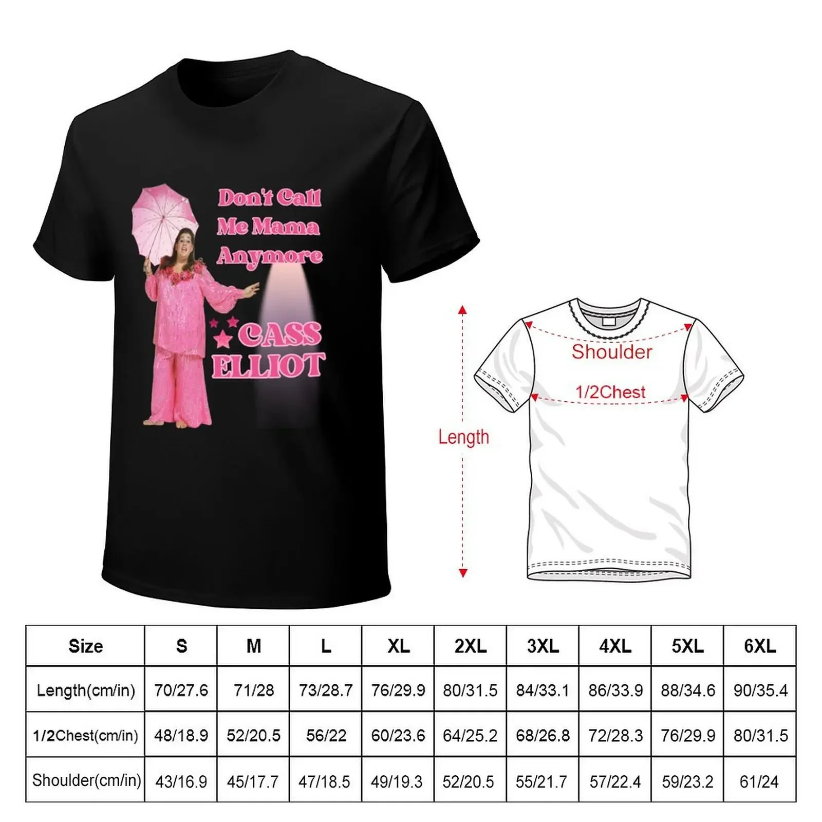 cass elliot don't call me mama anymore! T-Shirt animal prinfor boys anime summer top tshirts for men