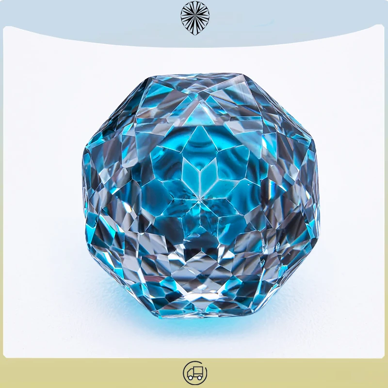 

Cubic Zirconia Wholesale Peacock Blue Color Rose Cut Charms for DIY Jewelry Making Earrings Bracelet Materials No Certificate