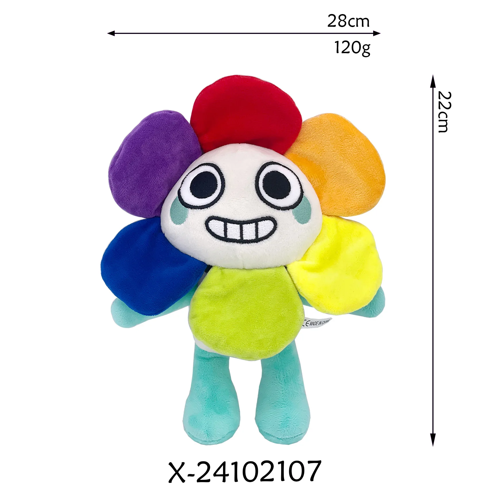 Dandy's World peluche lindo Dandy World chatarra relleno juego de terror Goob Pebble Plushie almohada suave muñeca niños regalos muñeca