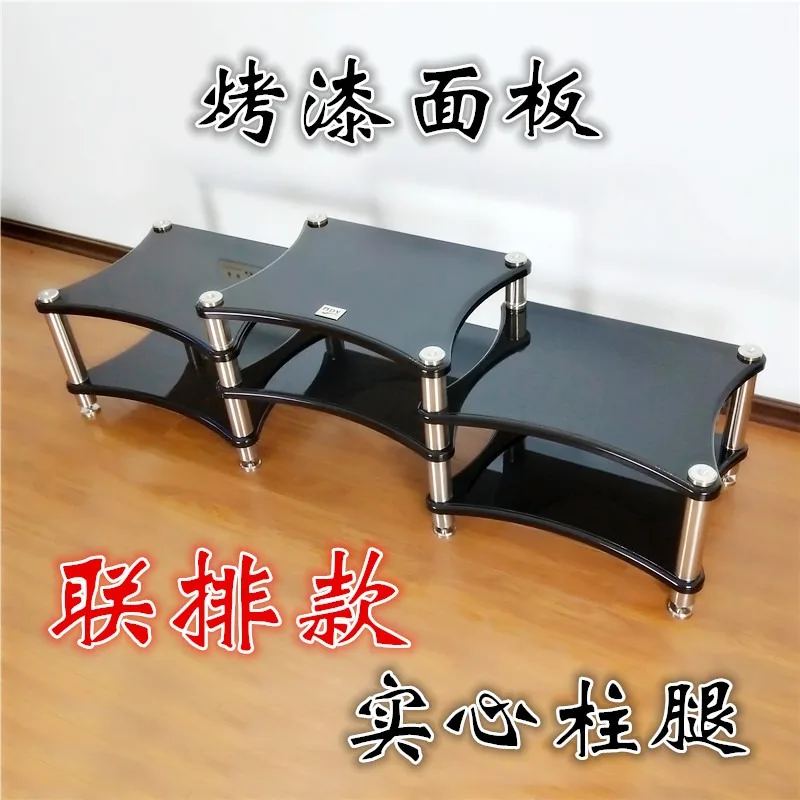 Solid wood shock absorber combination power amplifier cabinet speaker TV cabinet equipment shelf